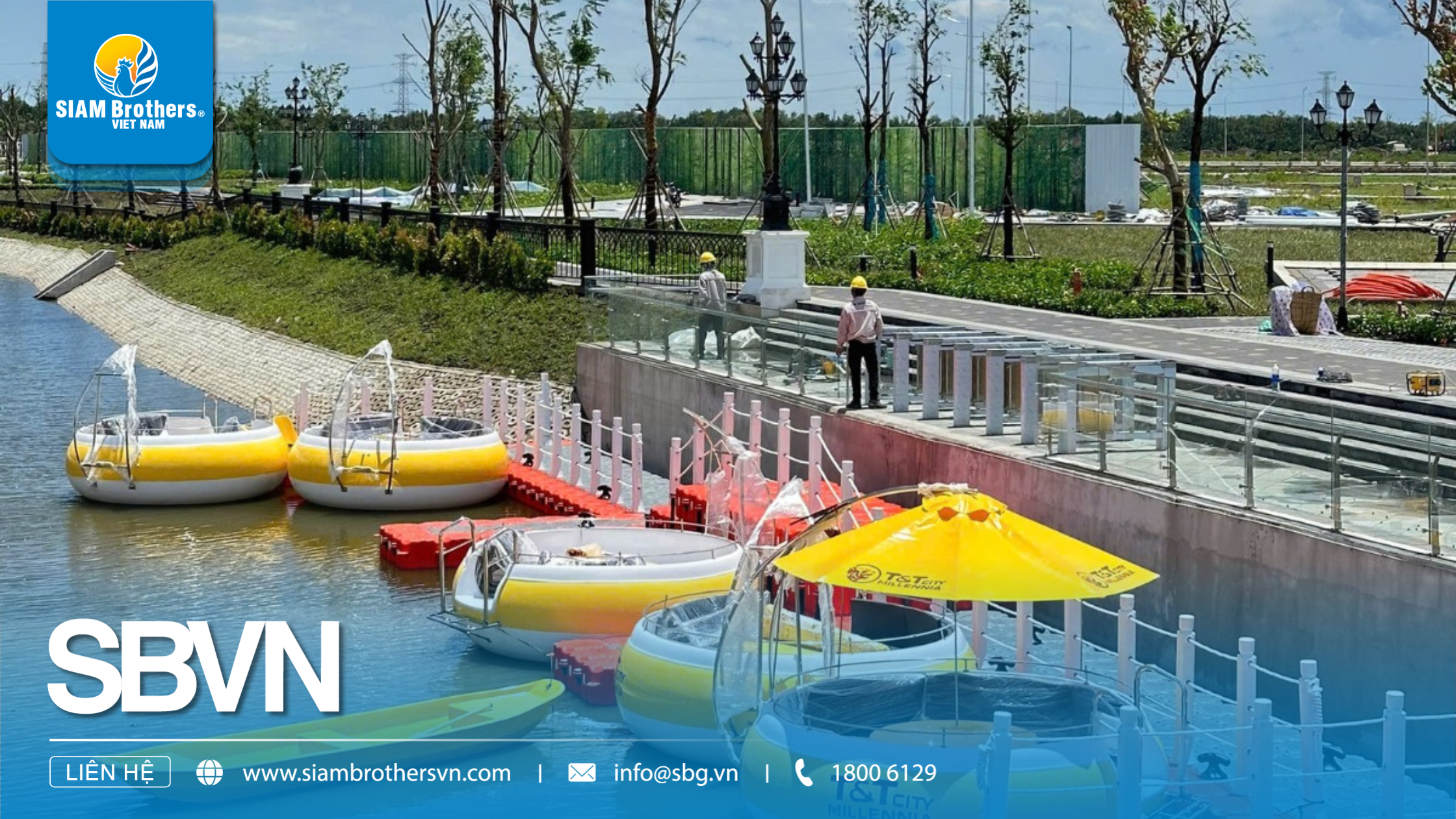 Phao nổi HDPE lắp đặt cầu phao nổi