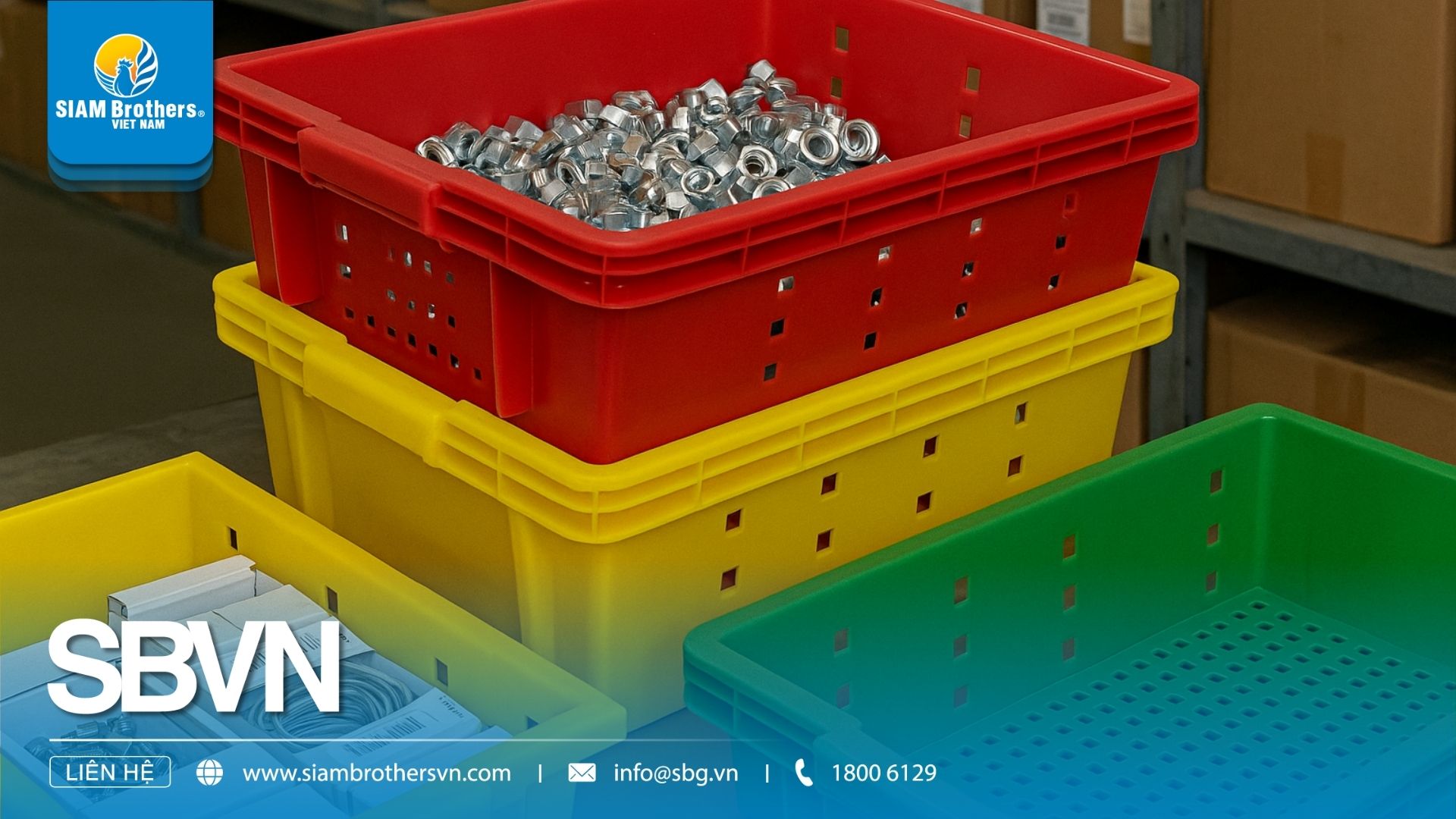 5 Lý Do Bạn Nên Chọn Khay Nhựa Đa Năng HDPE Cho Nhà Xưởng, Kho Vận