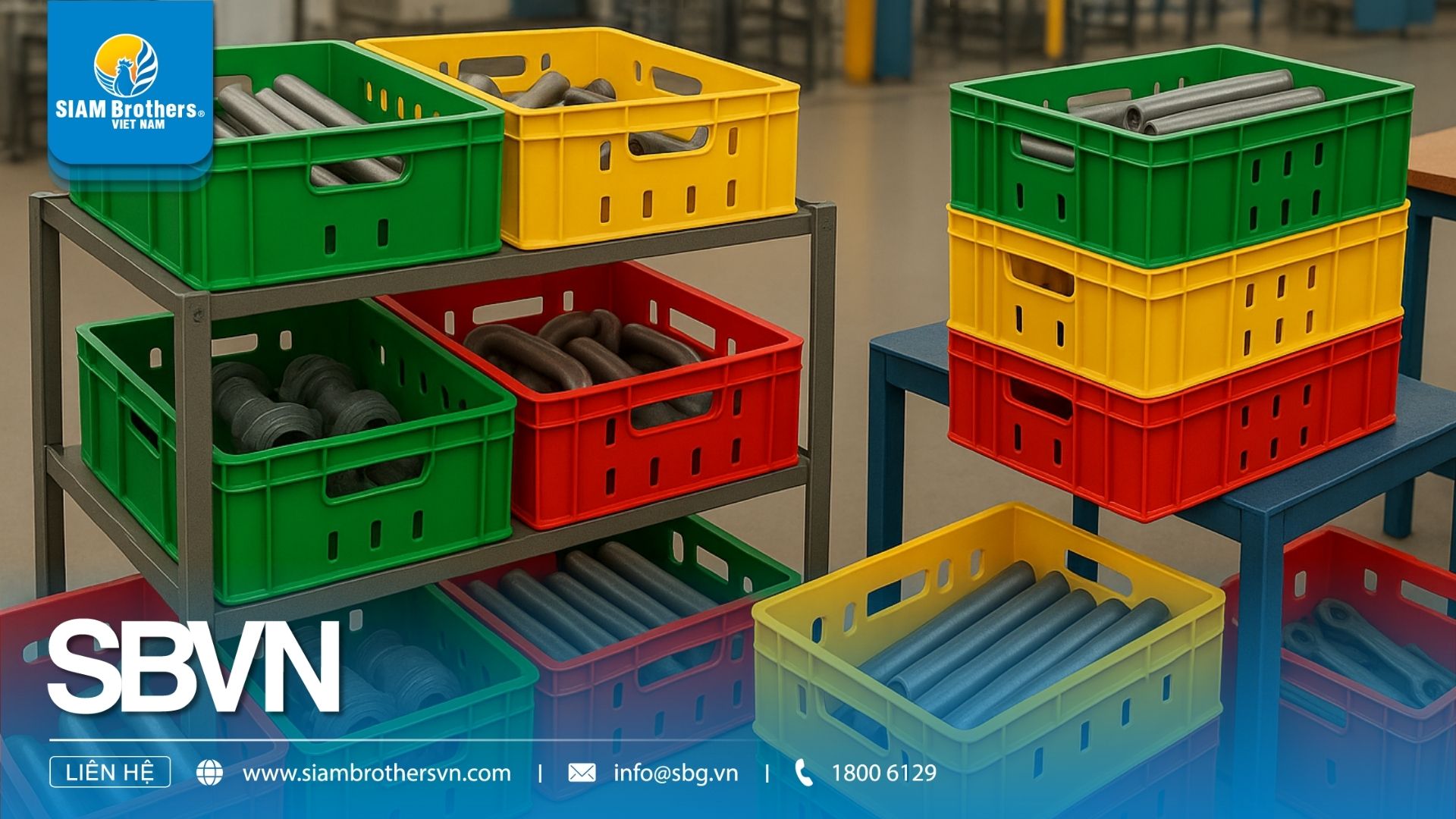 5 Lý Do Bạn Nên Chọn Khay Nhựa Đa Năng HDPE Cho Nhà Xưởng, Kho Vận