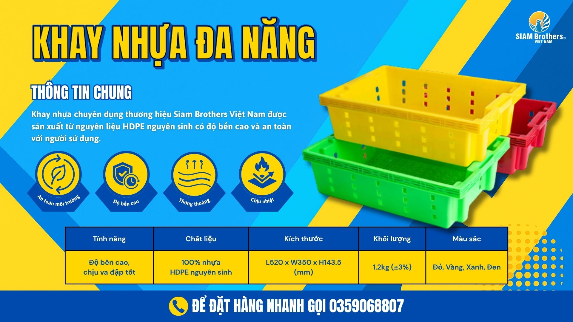 5 Lý Do Bạn Nên Chọn Khay Nhựa Đa Năng HDPE Cho Nhà Xưởng, Kho Vận