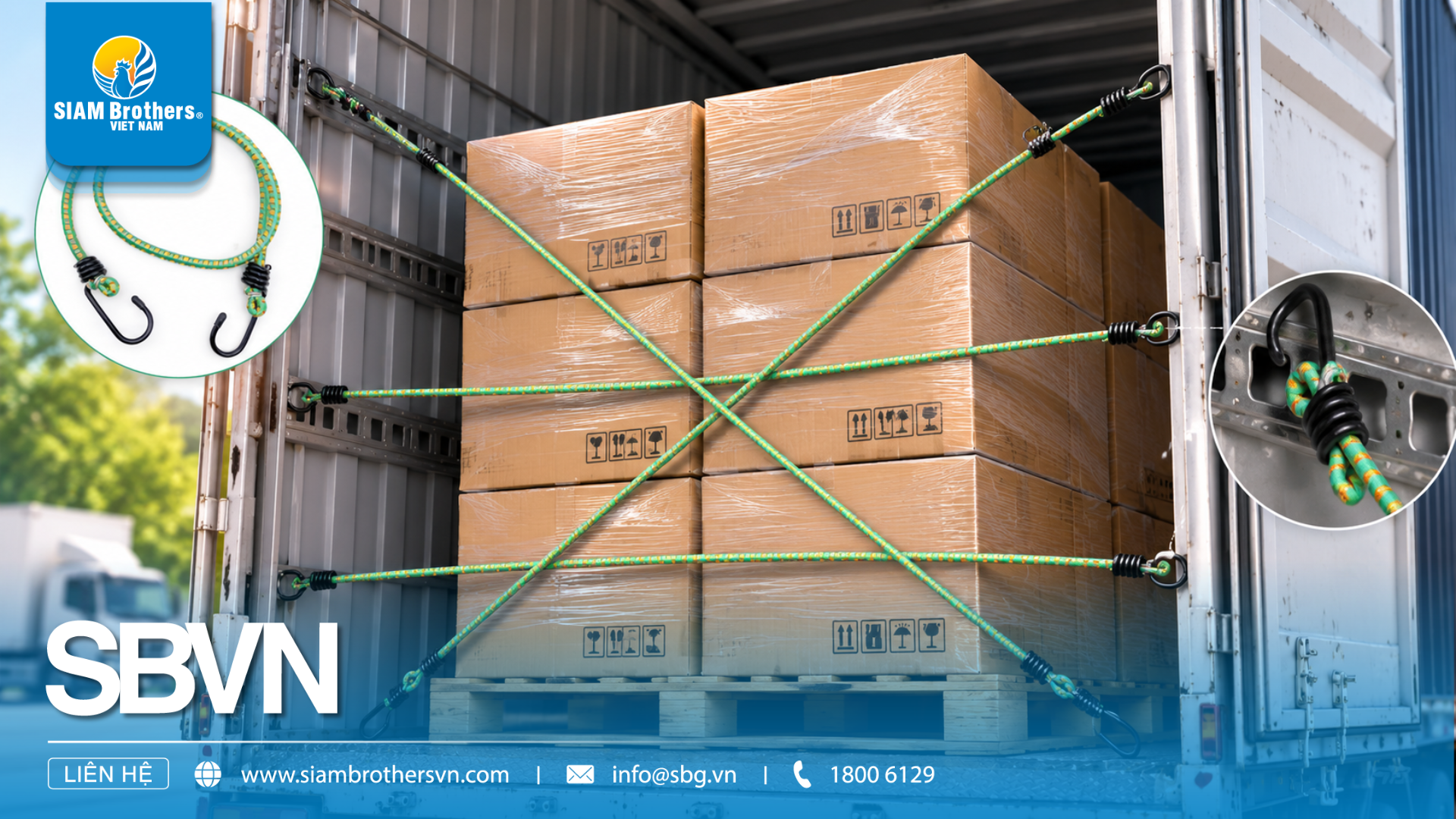 Dây đa dụng Polyester – Giải pháp buộc hàng bền bỉ cho logistics và vận chuyển hiện đại