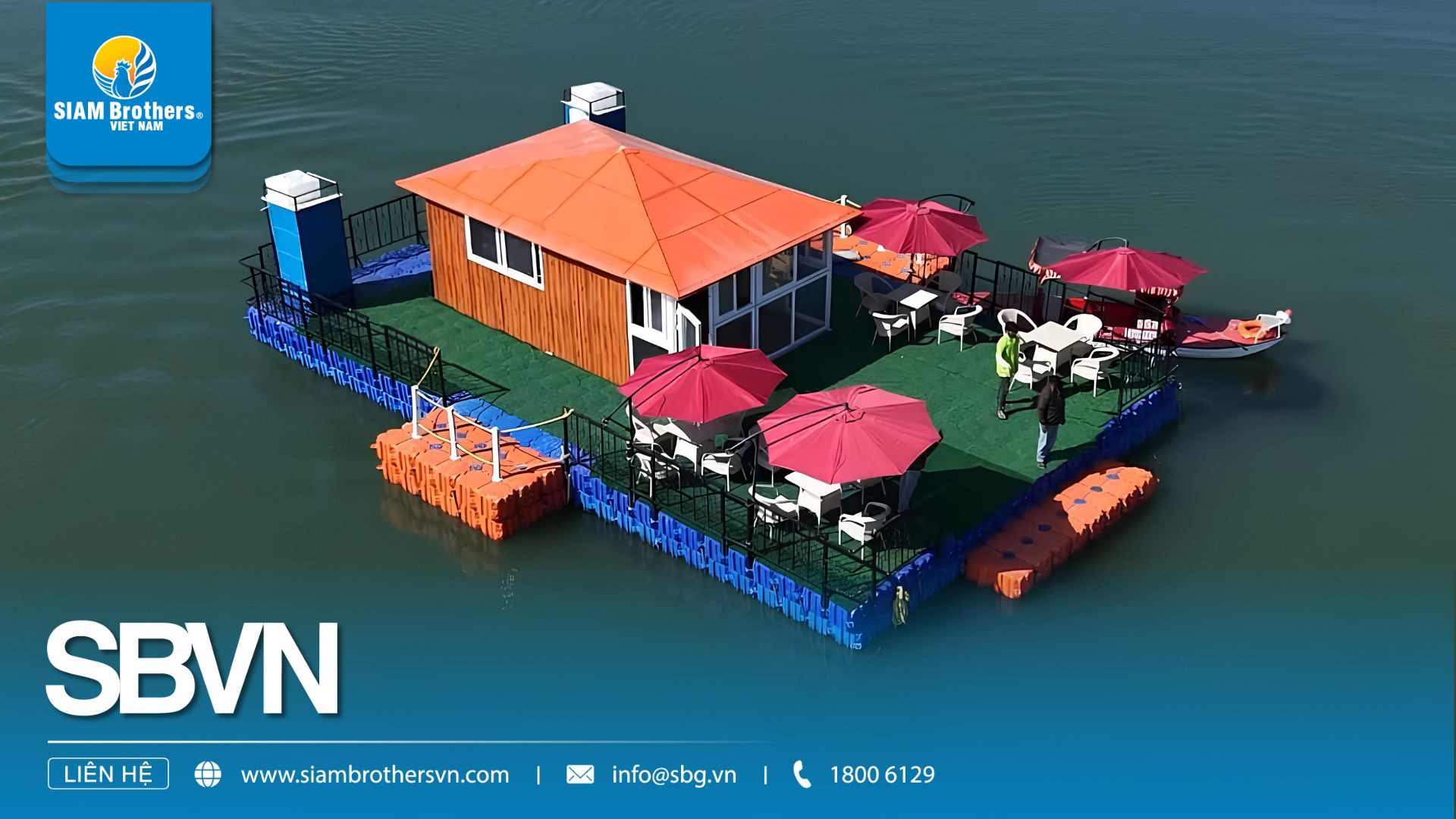 Mô hình nhà bè bằng phao nổi HDPE: Giải pháp bền vững, hiệu quả