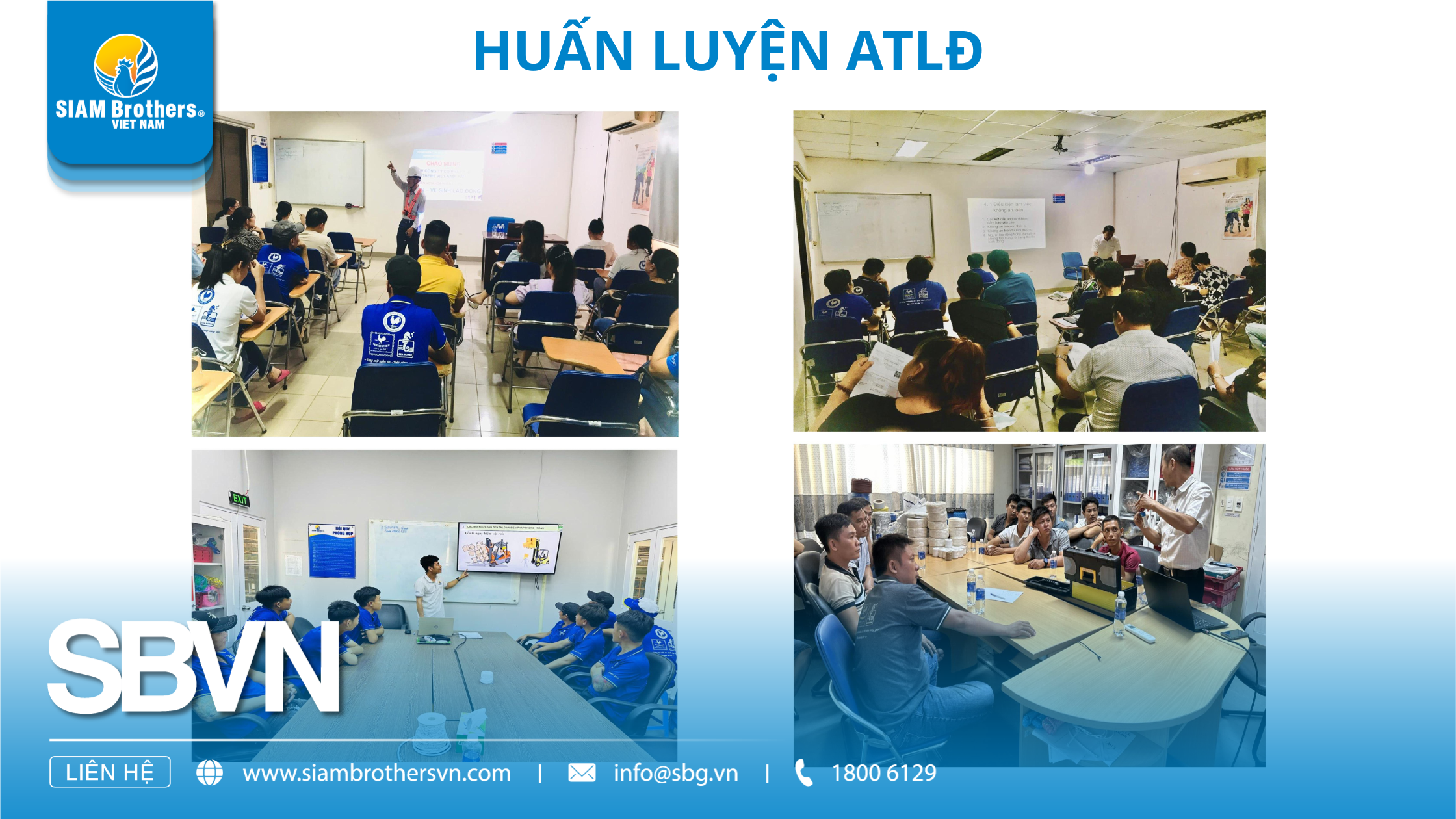 SIAM Brothers Việt Nam: Đảm bảo an toàn sản xuất với các chương trình huấn luyện nội bộ định kỳ