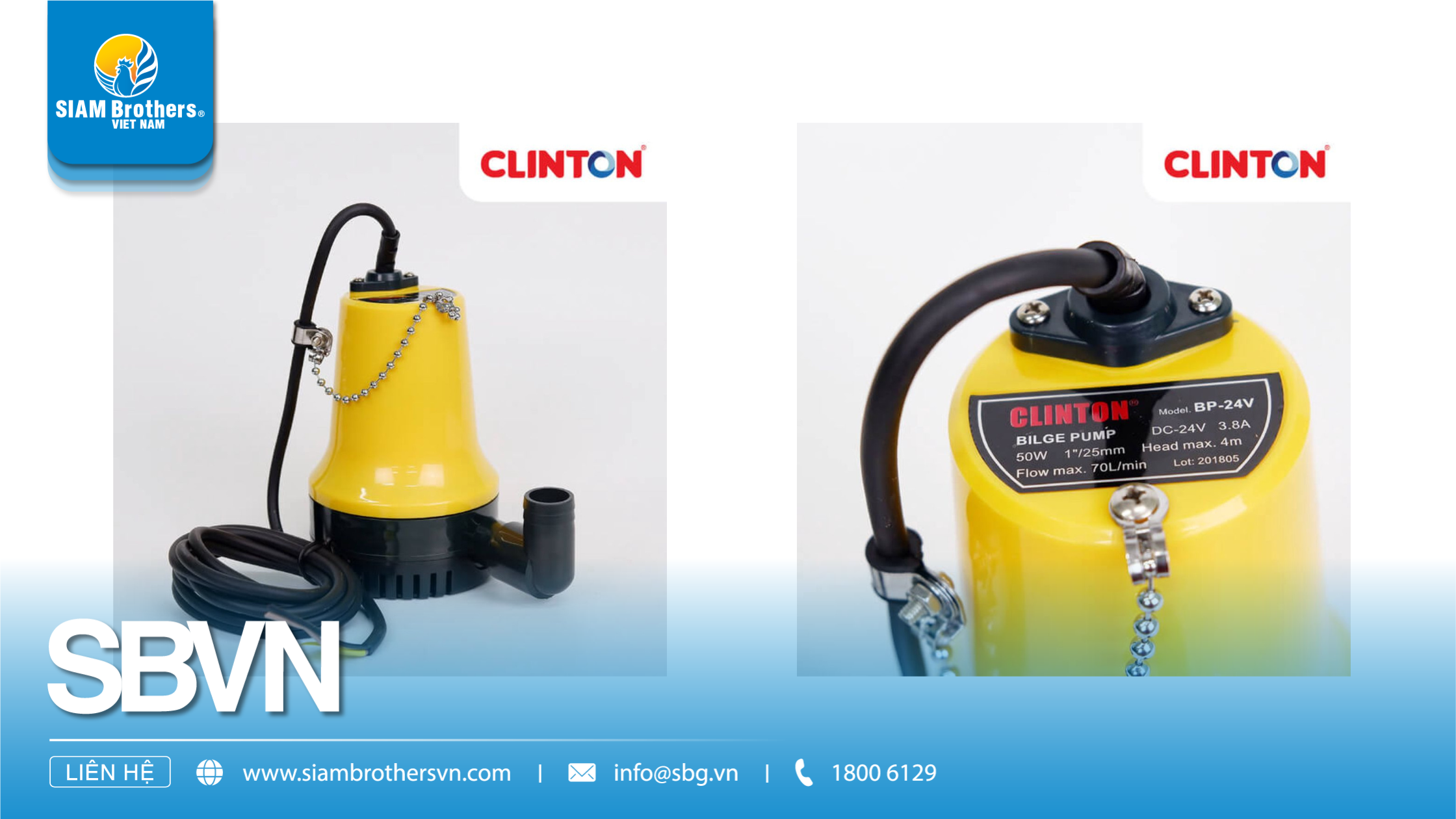 Bơm chìm Clinton 