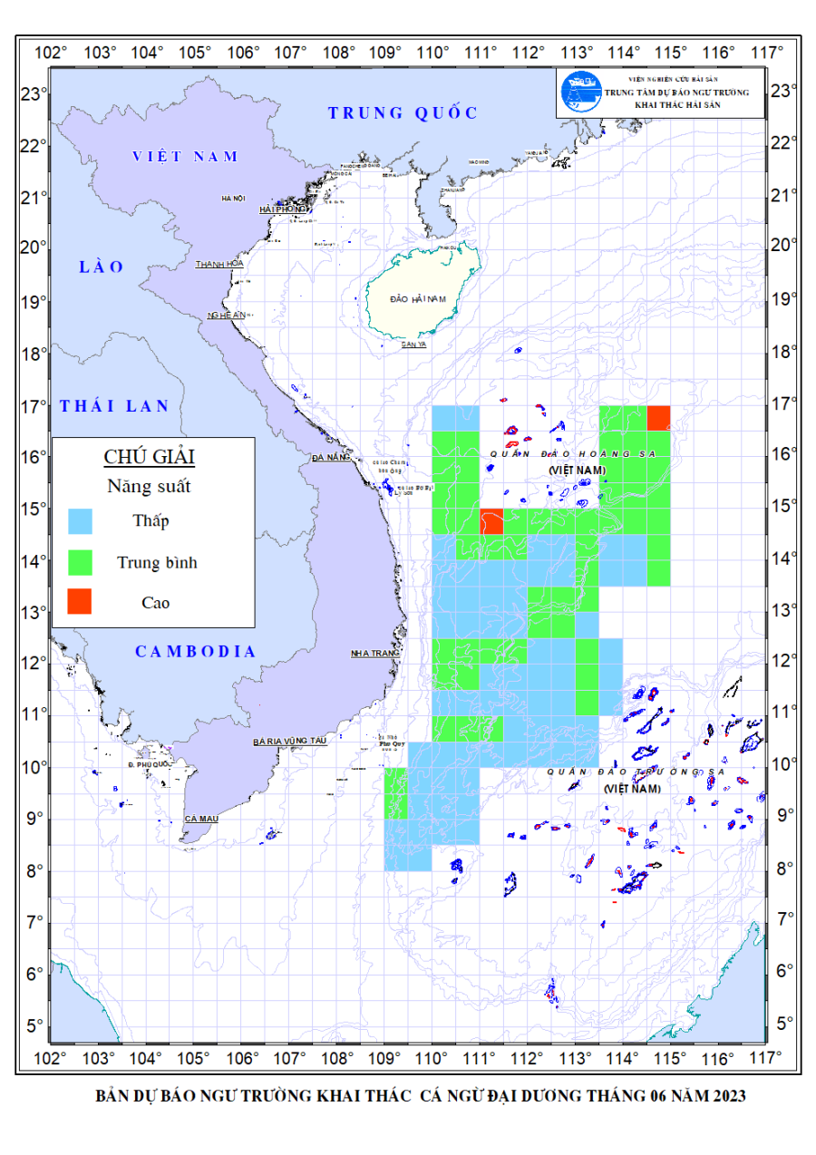 Lịch thủy triều 06/6/2023 (19/4/2023 âm lịch)