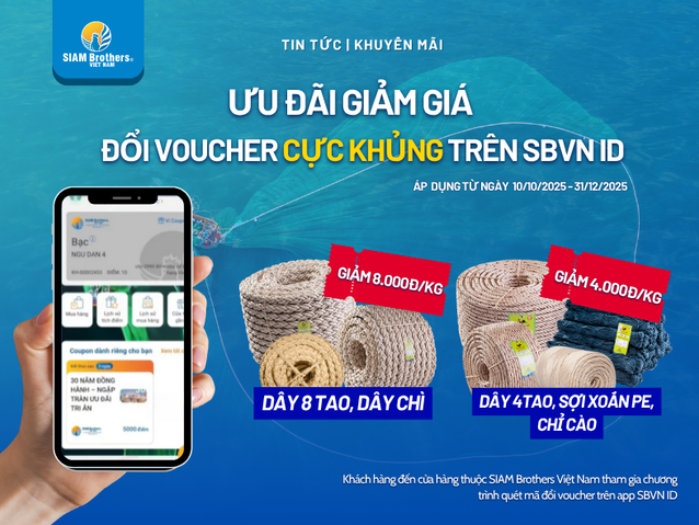 Hướng dẫn nhận ưu đãi giảm giá CỰC KHỦNG khi đổi voucher tích điểm trên SBVN ID