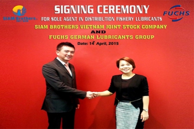 Lễ ký kết thỏa thuận giữa SBVN và Fuchs