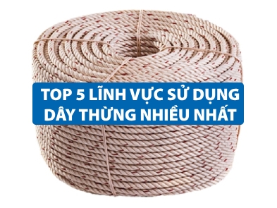 The top 5 industries with the most extensive use of ropes
