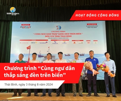 SIAM Brothers Vietnam Joins Thai Binh Fishermen in the 