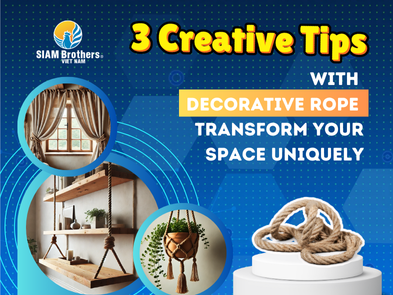 3 Creative Tips with Decorative Rope – Transform Your Space Uniquely 