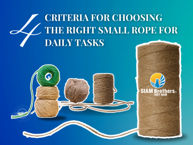 4 Criteria for Choosing the Right Small Rope for Daily Tasks