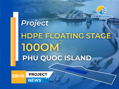 1,000 m² HDPE Floating Stage Project in Phu Quoc