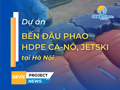 Dự án bến đậu phao HDPE ca-nô, jetski tại Hà Nội 