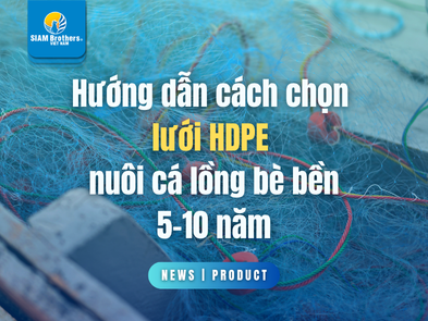 Hướng dẫn cách chọn lưới HDPE nuôi cá lồng bè bền 5-10 năm