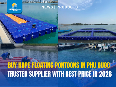 Buy HDPE Floating Pontoons in Phu Quoc