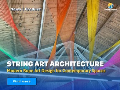 String Architecture Project String Art Architecture – Modern Rope Art Design for Contemporary Spaces