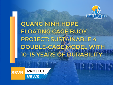 Quang Ninh HDPE Floating Cage Buoy Project: Sustainable 4 Double-Cage Model with 10–15 Years of Durability