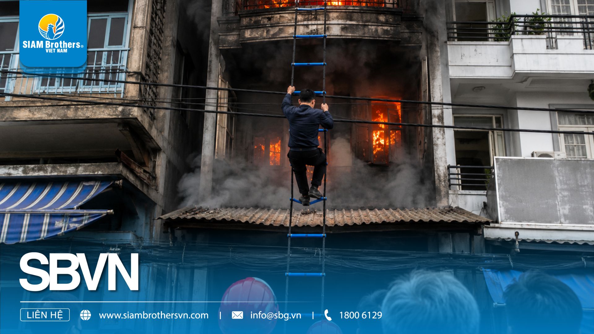 Chung cư mini và nhà phố nhiều tầng: Vì sao mỗi gia đình nên chuẩn bị thang dây thoát hiểm?
