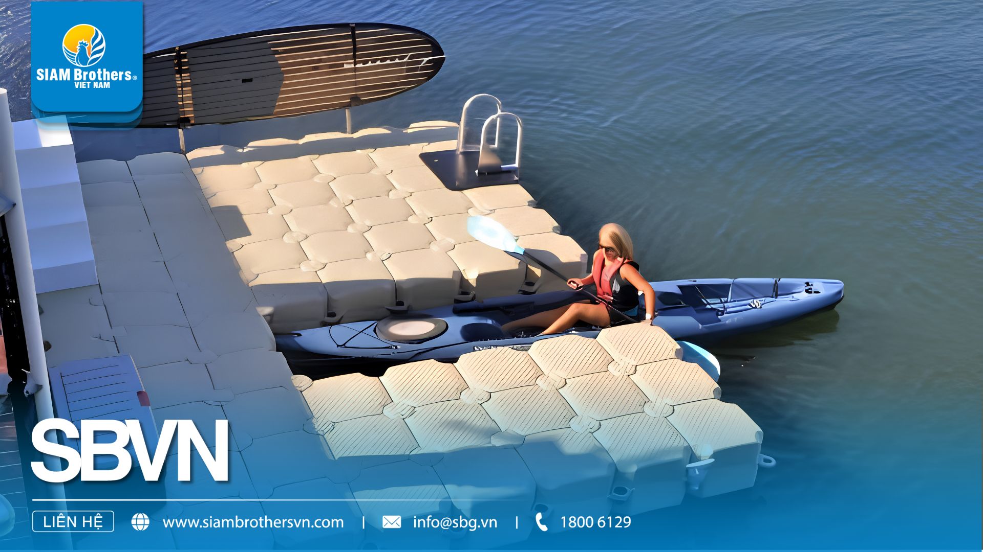 Phao Nổi HDPE Cho Bến Kayak Và SUP – Xu Hướng Đầu Tư Mới Của Khu Du Lịch Sinh Thái