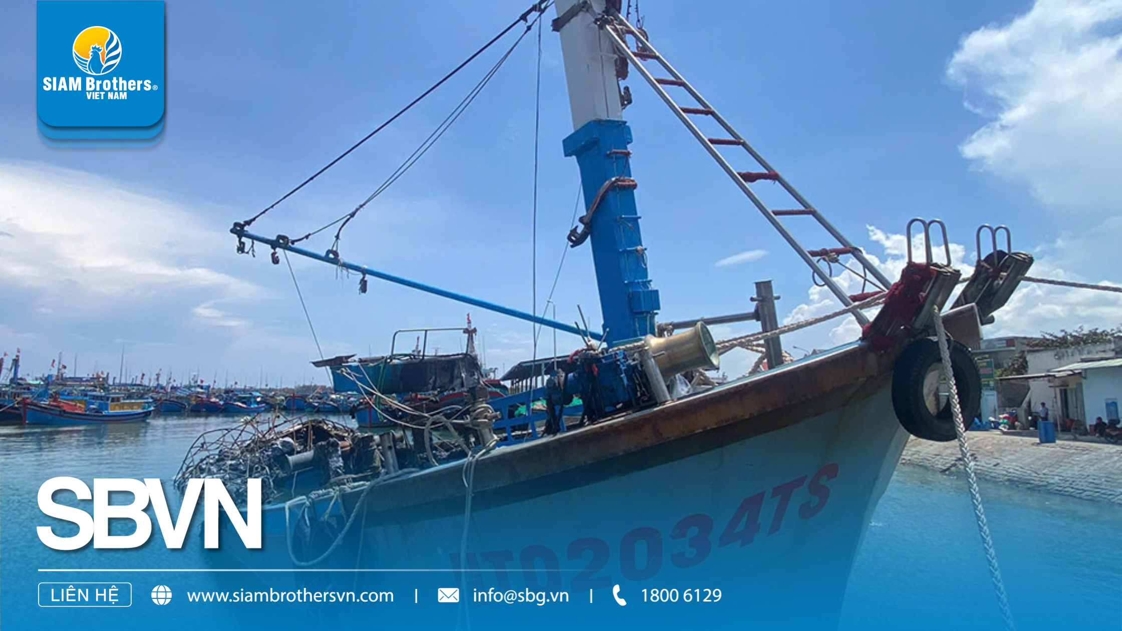 SIAM Brothers Việt Nam Hỗ Trợ Ngư Dân Miền Trung Sau Vụ Hỏa Hoạn Tại Cảng Cá Mỹ Tân