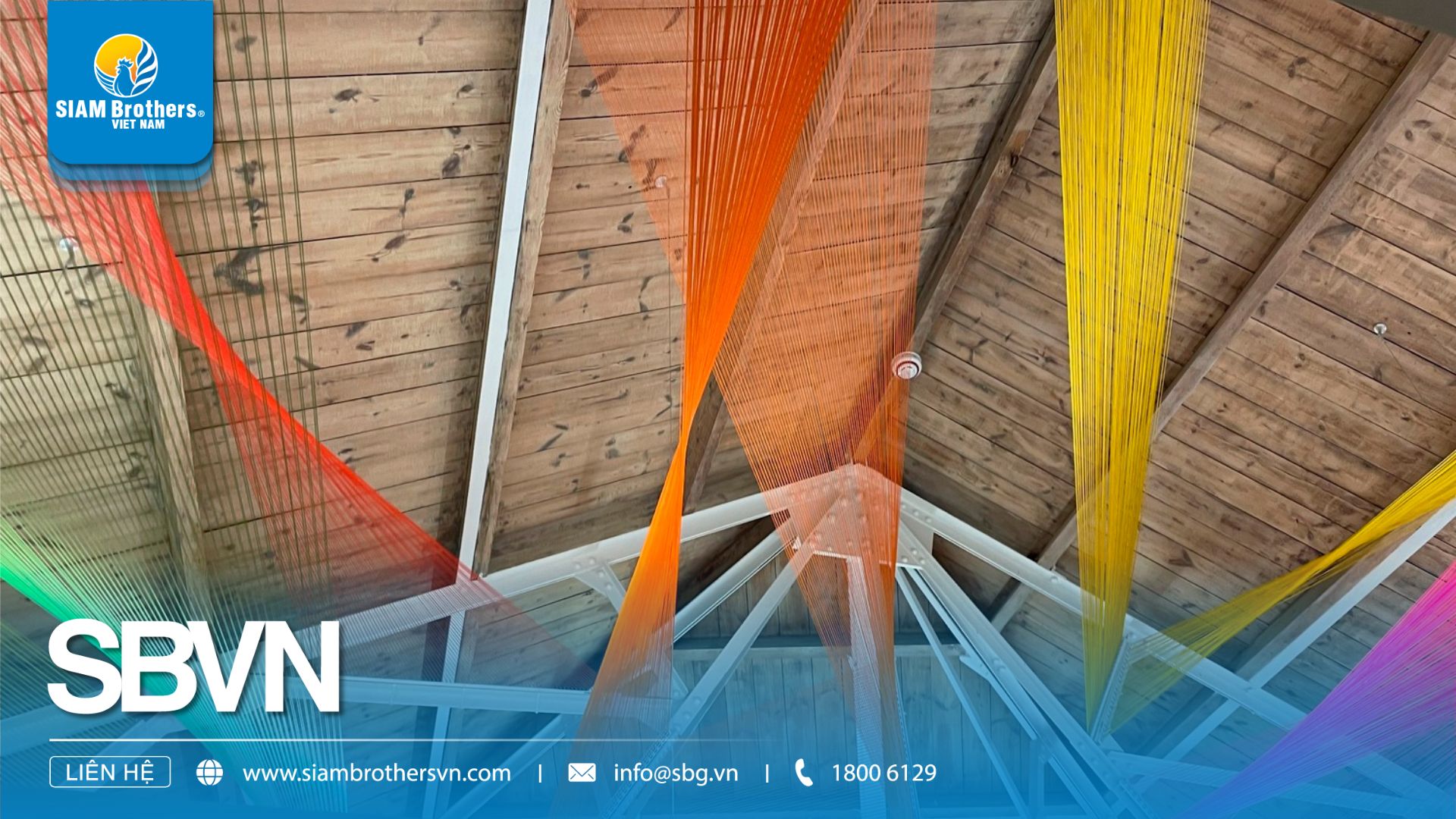 String Art Architecture – Nghệ thuật dây thừng trang trí trong không gian hiện đại