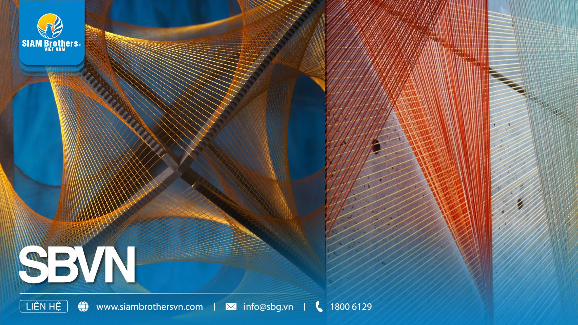 String Art Architecture – Nghệ thuật dây thừng trang trí trong không gian hiện đại